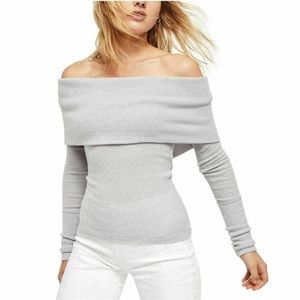 Off-shoulder Sweater